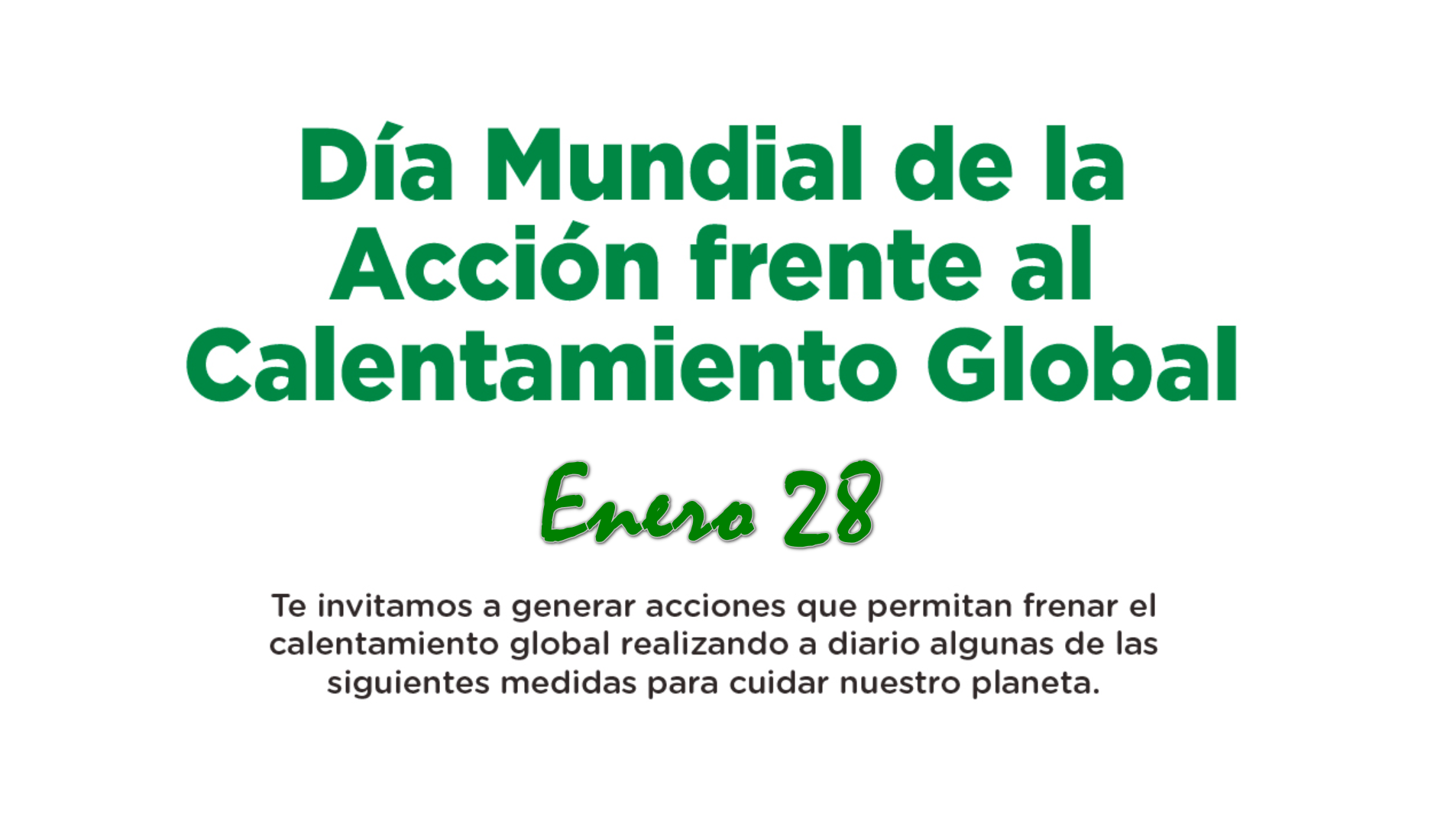 Día Mundial de la Educación Ambiental