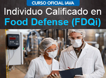 Curso oficial IAVA Individuo Calificado en Food Defense FDQi
