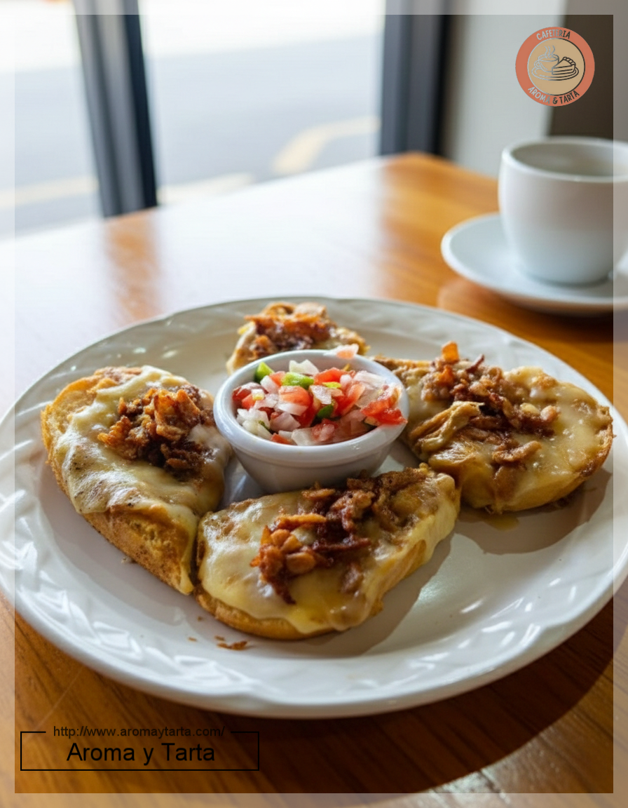 Molletes de arrachera